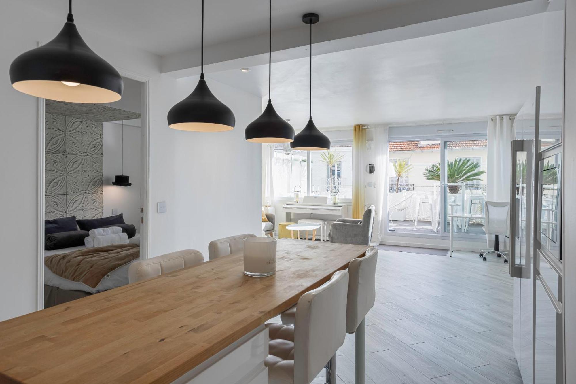 Bliss - 12mn A Pied Du Palais, 5mn Plages, Clim, Terrasse Appartamento Cannes